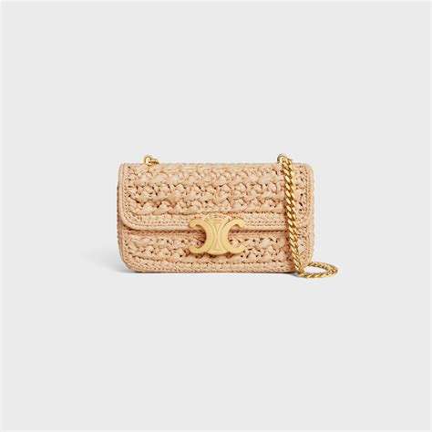 celine bag rafia|celine raffia bag triomphe.